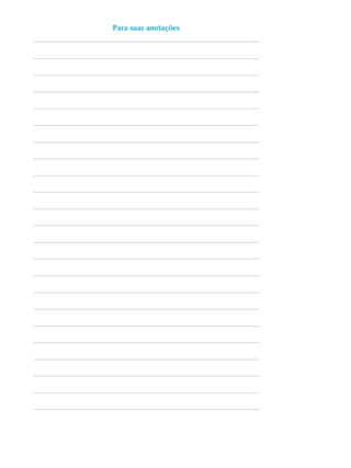 Para suas anotações
 