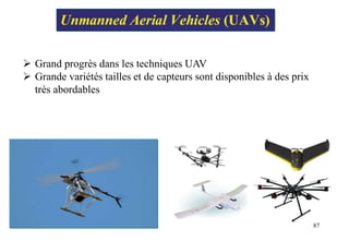 87
 Grand progrès dans les techniques UAV
 Grande variétés tailles et de capteurs sont disponibles à des prix
très abordables
 
