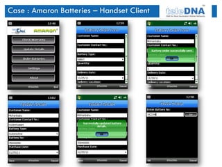 Case : Amaron Batteries – Handset Client
 