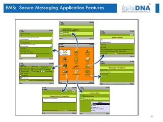 EMS: Secure Messaging Application Features




                                             40
 