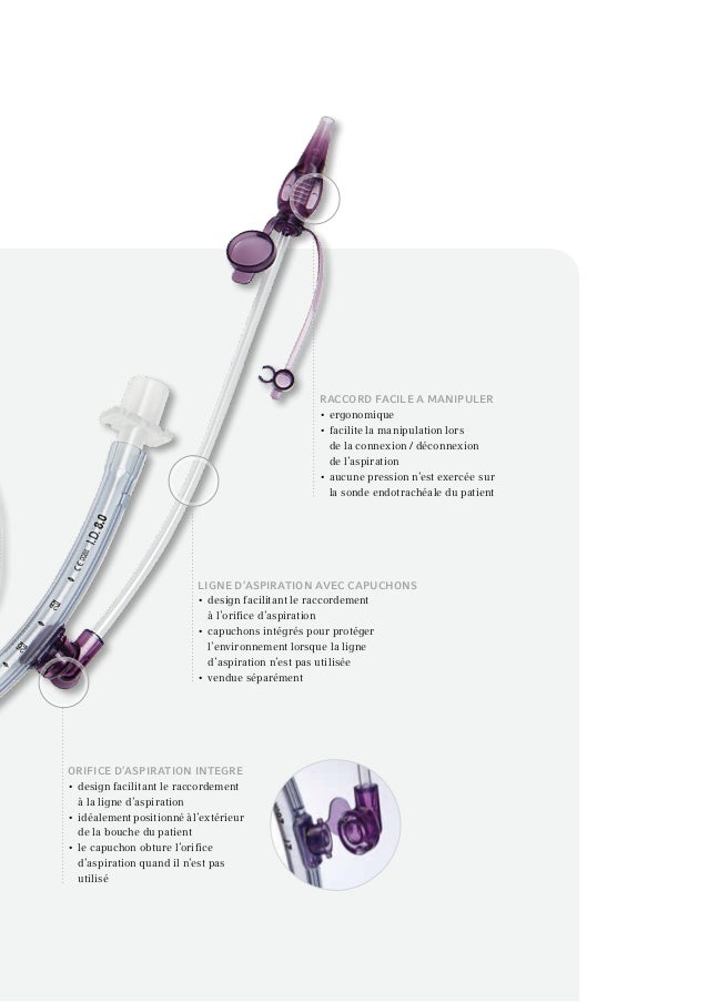 Tubes à Aspiration Sous-Glottique - Pack De 5 Pièces - Pour Anesthésie Et Soins Intensifs