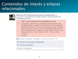 Contenidos de interés y enlaces
relacionados




                   19
 