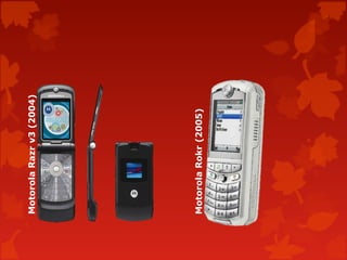 MotorolaRazrv3(2004)
MotorolaRokr(2005)
 