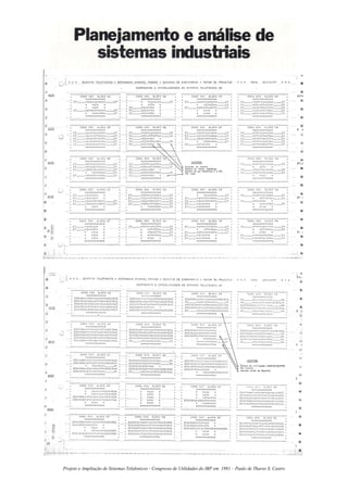 Projeto e Ampliação de Sistemas Telefonicos - Congresso de Utilidades do IBP em 1981 – Paulo de Tharso S. Castro
 