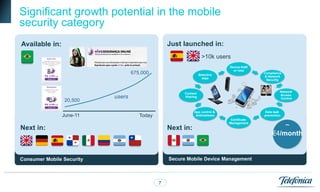 Significant growth potential in the mobile
security category
Available in:                                     Just launched in:
                                                                      >10k users
                                                                                Device theft
                                                                                  or loss
                                   675,000                          Selective
                                                                                               Compliance
                                                                                                & Network
                                                                      wipe
                                                                                                 Security


                                                                                                        Network
                                                        Content
                                                                                                        Access
                           users                        filtering
                                                                                                        Control
                20,500

                                                               App control &                   Data leak
                June-11               Today                     Antimalware                    prevention
                                                                                 Certificate
                                                                                Management
Next in:                                          Next in:                                             ~
                                                                                                   €4/month


Consumer Mobile Security                          Secure Mobile Device Management



                                              7
 
