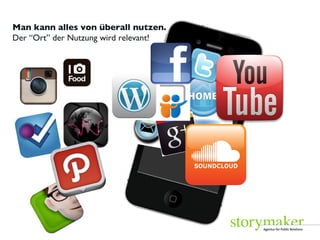 Man kann alles von überall nutzen. Der  “ Ort ”  der Nutzung wird relevant!  Foto: Promo 