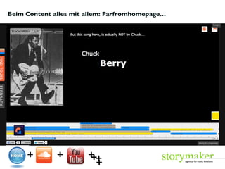 Beim Content alles mit allem: Farfromhomepage… + + + + + + 