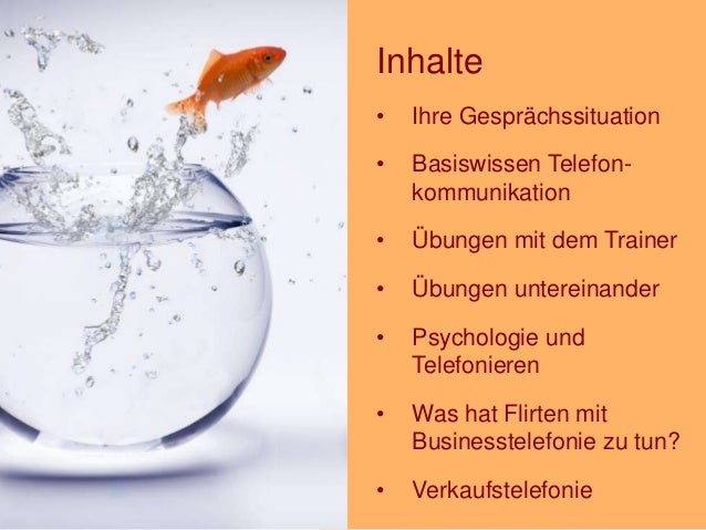 Flirten telefonieren