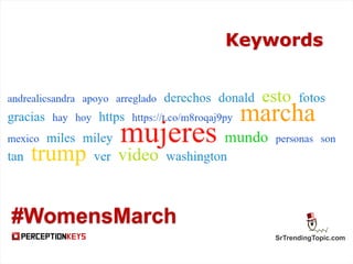 SrTrendingTopic.com
Keywords
#WomensMarch
 