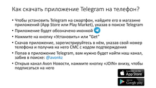 Telegram Инструкция | PPT