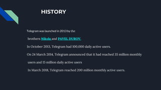 Telegram First Version Telegram app | PPTX