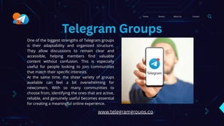Telegram Groups | PDF