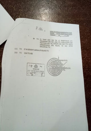 Telegram kapolri tentang penanganan tipikor
