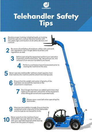 10 Tips to Improve Telehandler Safety