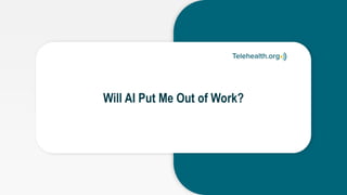 Will AI Put Me Out of Work?
 