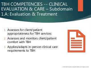 Telehealth clinical best practices workshop II | PPT