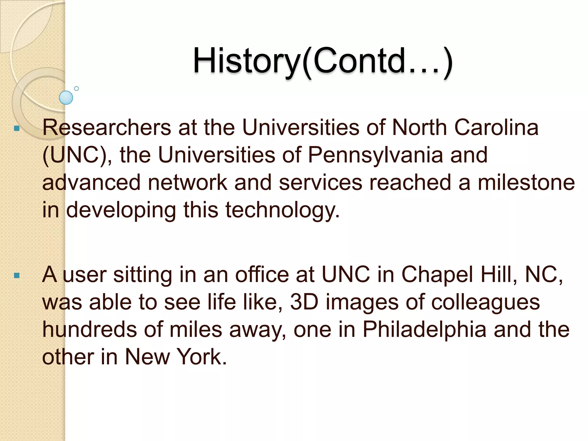  Tele-immersion data flow