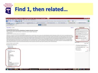 Find 1, then related…
 