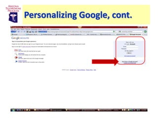 Personalizing Google, cont.
 
