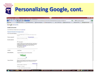 Personalizing Google, cont.
 