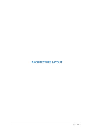 15| P a g e
ARCHITECTURE LAYOUT
 