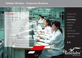 Tele Lab Telelabs Wireless Corporate Brouchure | PDF