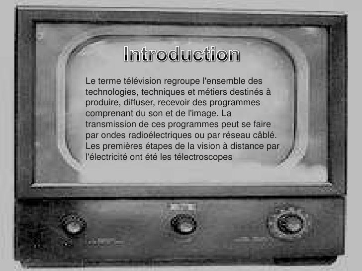 Dissertation pour ou contre la television