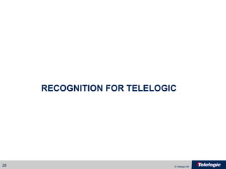 RECOGNITION FOR TELELOGIC 