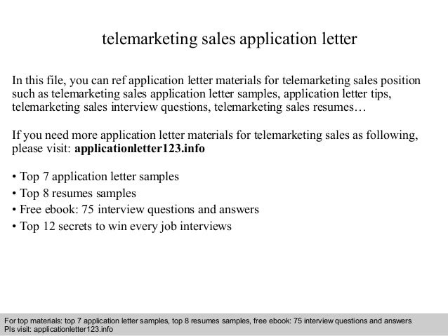 telemarketing resumes