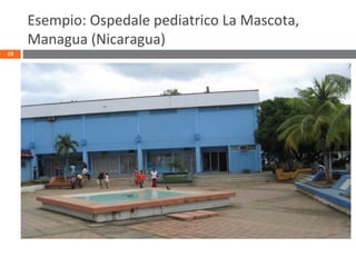 Esempio: Ospedale pediatrico La Mascota,
Managua (Nicaragua)
19
 