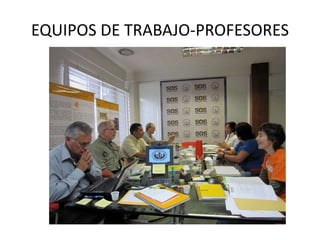 EQUIPOS DE TRABAJO-PROFESORES
 