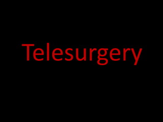 Keeps people from traveling to the hospital which in turn can save gas and stop pollution