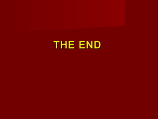 THE ENDTHE END
 