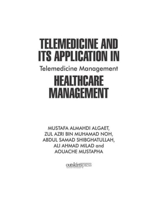 Telemedicine management [ book ]