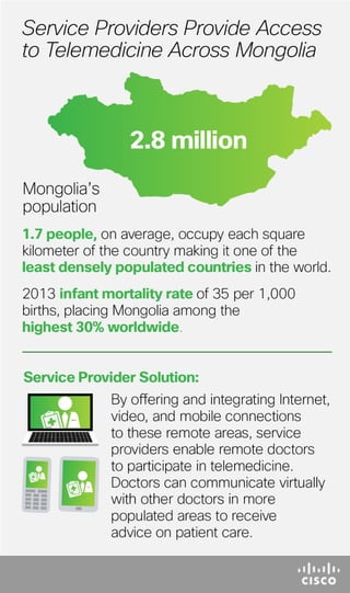 Provide Access to Telemedicine (Mongolia) - Infographic