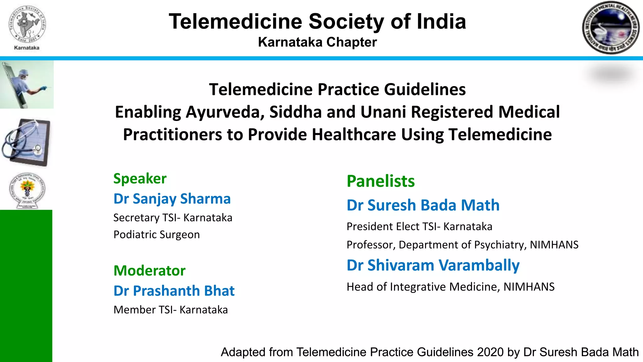 Telemedicine Practice Guidelines for ASU | PPTX