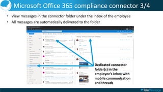 TeleMessage_M365Connectors-message flow from mobile to archive | PDF