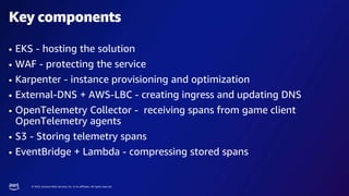 Telemetry Solution for Gaming (AWS Summit'24) | PPTX