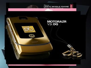 Os estética dos Telemóveis  Versus estatuto social   Os Telemóveis hoje em dia são um grande negocio que varia de estatuto social em estatuto. Grandes marcas de roupas, cosméticos, criadores de Moda, cantores e figuras celebres do cinema associaram-se a marcas de telemóveis para se identificarem perante os seus fãs e outros estatutos sociais tornando assim mais rentável os seus negócios e imagem de marca desde Docle & Gabanna, a Levi´s, e a mais recente Hello Kitty 