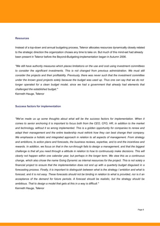 [EN] Beyond Budgeting Implementation Case Study: Telenor (English)