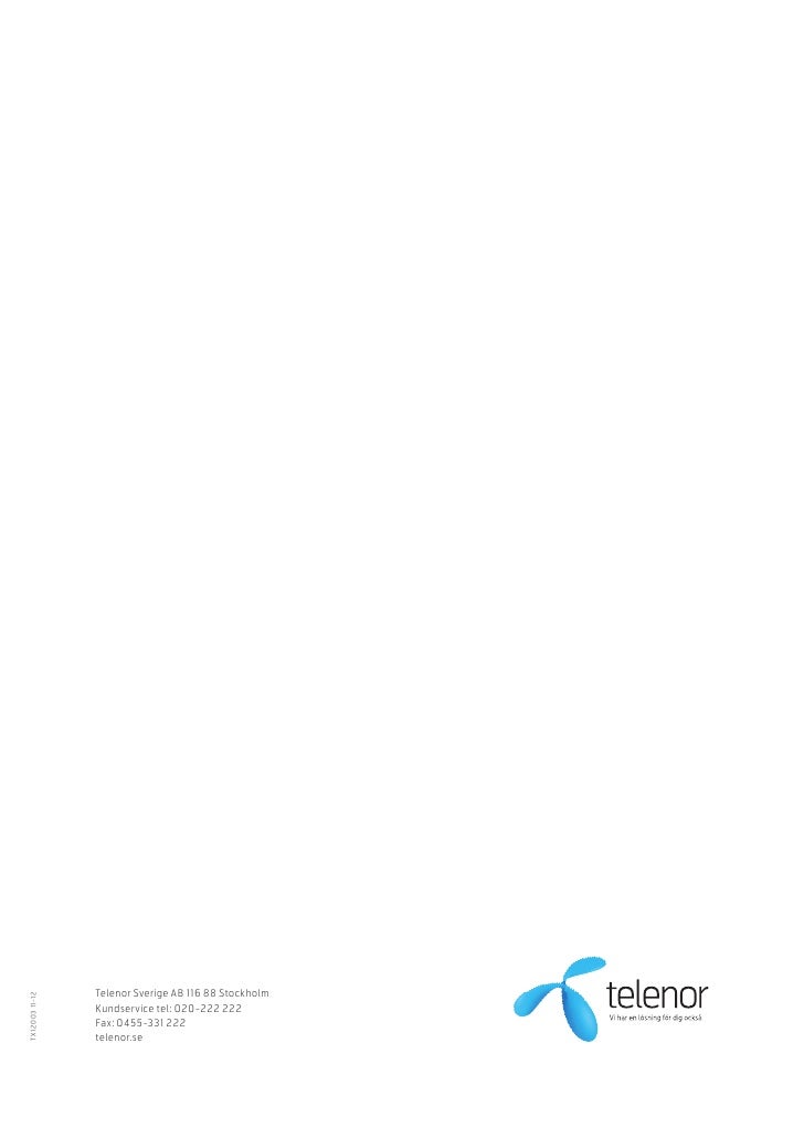 Telenor prislista