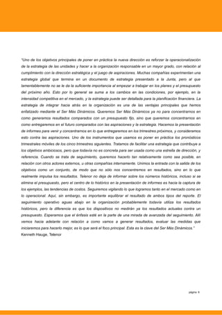 [ES] Beyond Budgeting transformación estudio de caso Telenor (Beyond Budgeting Implementation Case Study: Telenor, Spanish version)