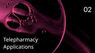 Telepharmacy
Applications
02
 