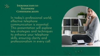 Telephone-communication- speaking and writing | PDF