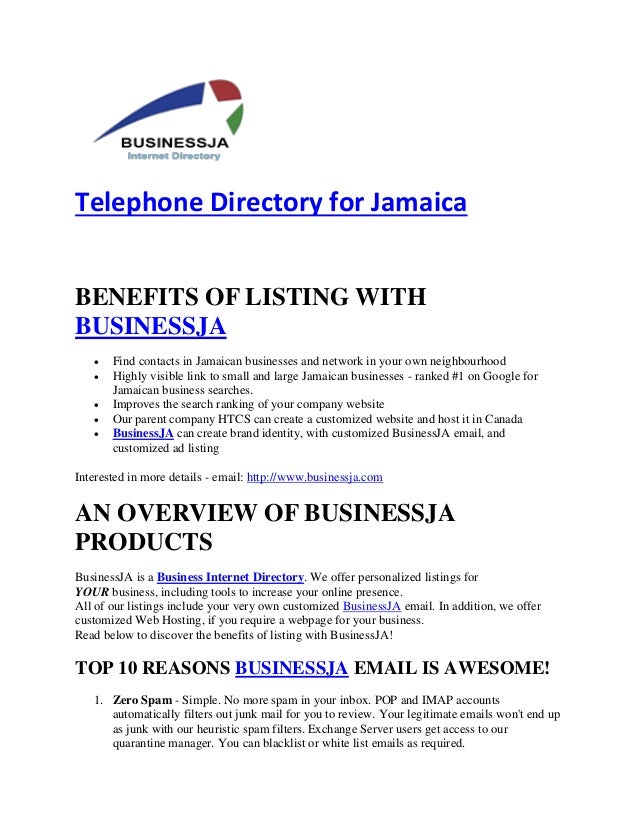 Telephone Directoryfor Jamaica Images, Photos, Reviews