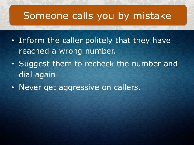 Telephone Etiquette Ppt