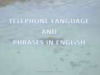 telephone Language.Docx   petra calero   1
 