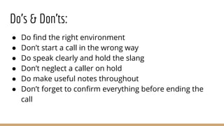Telephone Manners And Decorum | PPTX