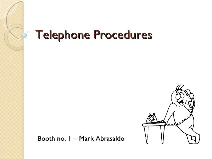 Telephone Procedures