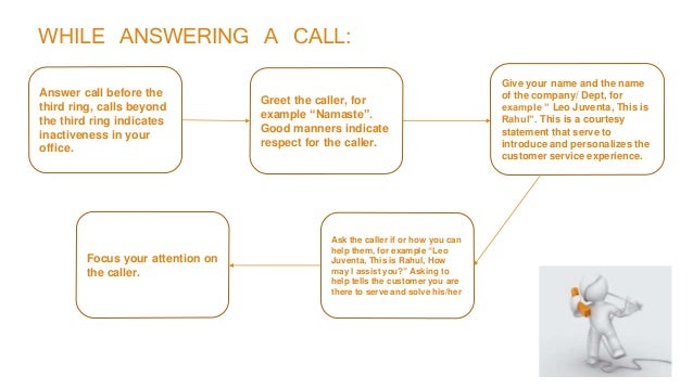 good customer service over the phone